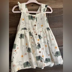 Viverano organic cotton dress with bottoms- elephant dress- SO adorable!